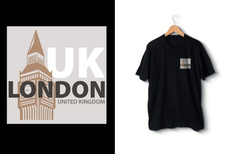 London 2 scaled Kişiye özel ,Tşört Siyah Erkek London ingiltere Küçük baskılı TshirtTşört Siyah Erkek London ingiltere Küçük baskılı Tshirt