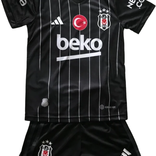 siyah Kişiye özel beşiktaş çocuk forması