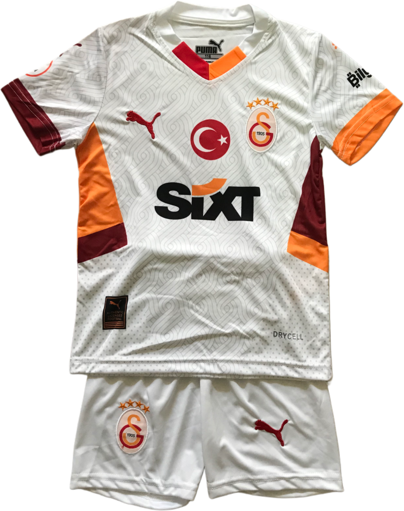 beyaz kırmızı galatasaray forması çocuk kişiye özel